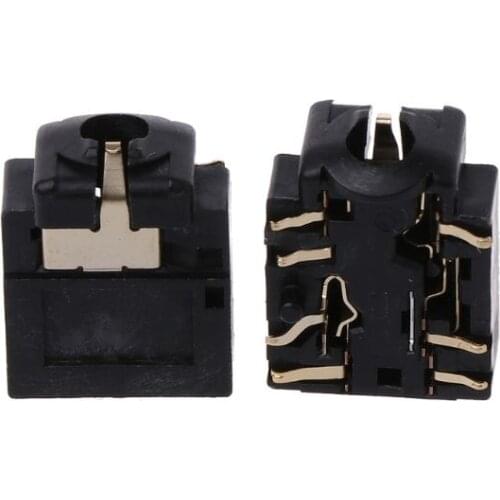 2Pcs 3.5mm Headset Jack Headphone Plug Port Socket Replacement For Xbox One S Controller