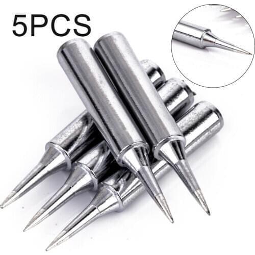 5pcs Lead Free Welding Solder Iron Head Tips Welding Replacement Soldering Tools
