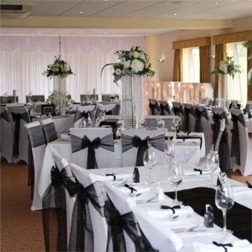 60cm Tall Silver Crystal Pillar Luxury Flower Stand Aisle Road Leads Table Centerpiece Wedding Decoration