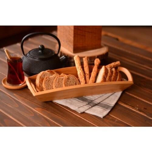Bamboo Bread Storage Box Container With Handles For Kitchen Countertop Cutting Board Bread Cookie Storage Holder Container Bread