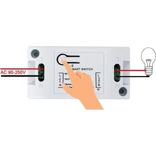 WiFi Switch Wireless Remote Control Electrical for Household Appliances Compatible with DIY Your Home via Cell Phone App