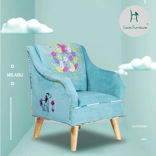 Louis fashion Childrens Sofas Fabric Art, Girls Princess, Lovely Reading