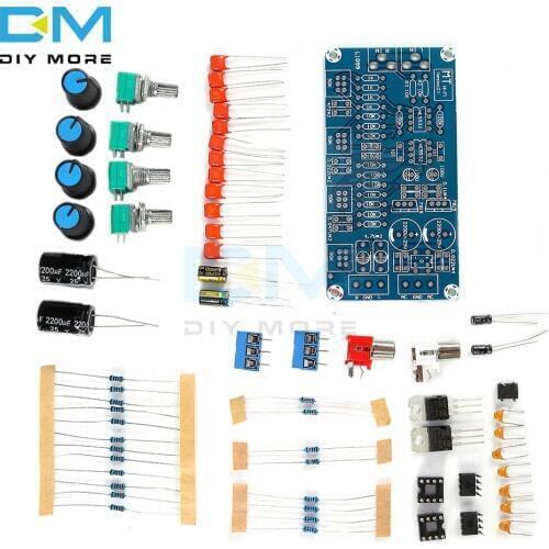 NE5532 Filter Power Supply HIFI Amplifier Volume Tone Control Board Pre Amplifier Drive Module Full Bridge Rectifier DIY Kit 12V