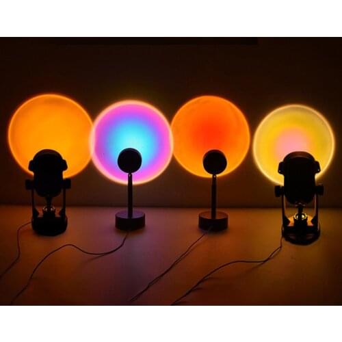 Mini Projector Atmosphere Night Light Coffee Shop Projection Lights Children Bedroom Cute Night Projection Lamp USB Plug
