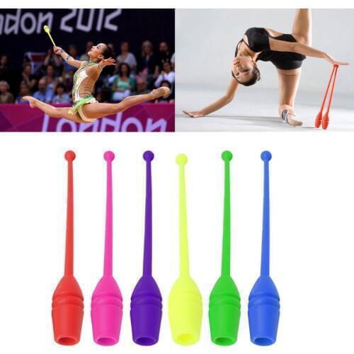 1pc Multicolor Rhythmic Gymnastics Bar Rhythm Fitness Training Competition Plastic Bar