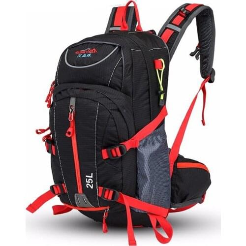 Mens outdoor sports backpack men and women travel bag 25L mountaineering bag hiking backpack fashion