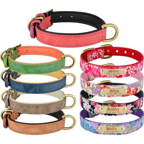 Nylon Plaid Boy Girl Unisex Dogs Collar Small Large Personalized Dog Collar Product Dog Collars Custom Free Engraved Name ID Tag