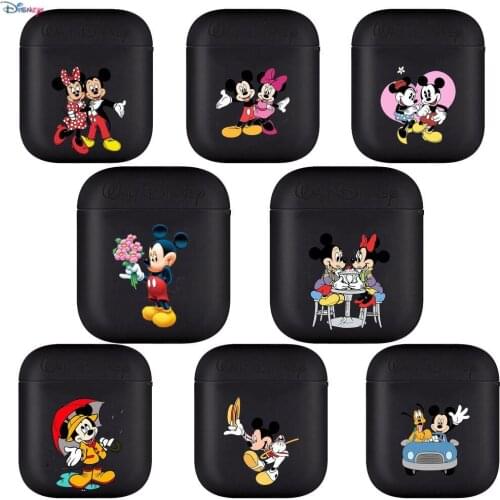 Disneys new Mickey Minnie case Soft Silicone Cases For Apple Airpods 1/2 Protective Bluetooth Wireless Earphone Cover For Apple