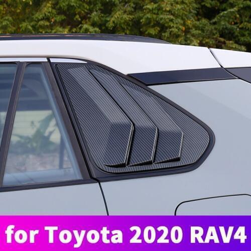 Body Trim Car Glass Window Rear Triangle Blinds Side Window Modification Decoration Article For Toyota Rav4 2019 2020