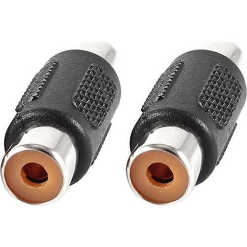 RCA Adapter 5pcs Female to Female Audio Connector High Quality Coupler Joiner Barrel Adapter For Audio or Video