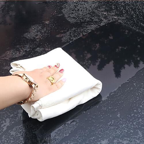 1PC 40X70cm Car Wash Towel Genuine Leather Car Cleaning Tool Absorbent Quick Dry Towel Natural Chamois Leather Cleaning Cloth