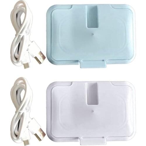 2021 USB Portable Baby Wipes Heater Thermal Warm Wet Towel Dispenser Napkin Heating Box Cover Home Car Mini Tissue Paper Warmer