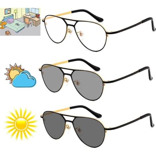 Prescription Nearsighted Optical Glasses Blue Light Astigmatism Discoloration Under The Sun Progressive Multifocal 9970