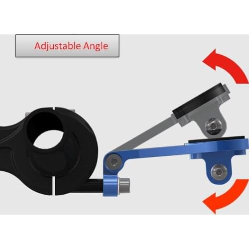 Aluminum Alloy Adjustable GPS Bracket with Gopro mount for iGPS GARMIN Edge Arm Rest 22.2mm Computers Holder