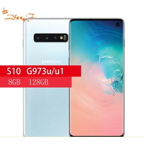 Samsung S10 G973U G973U1 Original Mobile Phone Octa Core 6.1" 16MP&12MP 8GB RAM 128GB ROM NFC