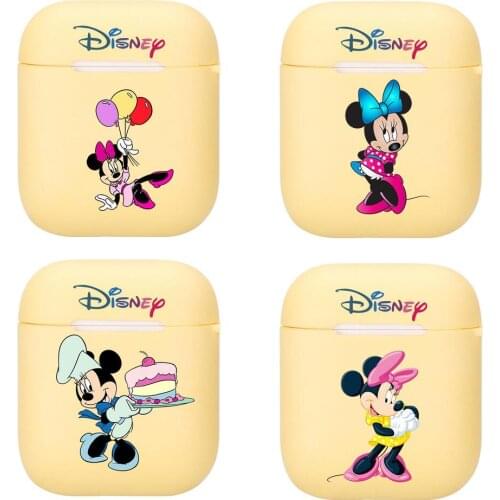 Disney Silicone Case For Apple Airpods 1/2 Cover Protective Earphone Case Headphones Cases Protective For Apple Cover