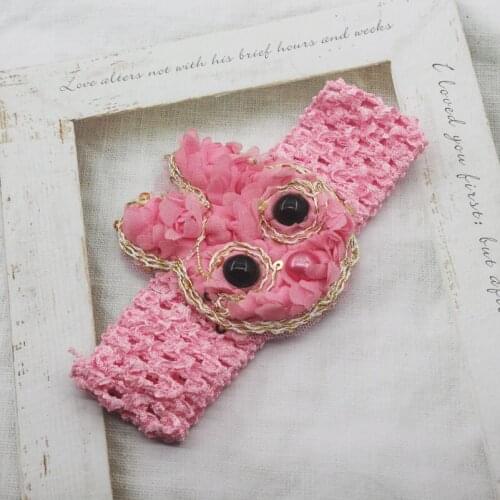 20/60pcs Easter Day Super Cute Chiffon Bunny Face Headbands For Newborn Baby Girls Headwear Party Photo Props Hair Accessories