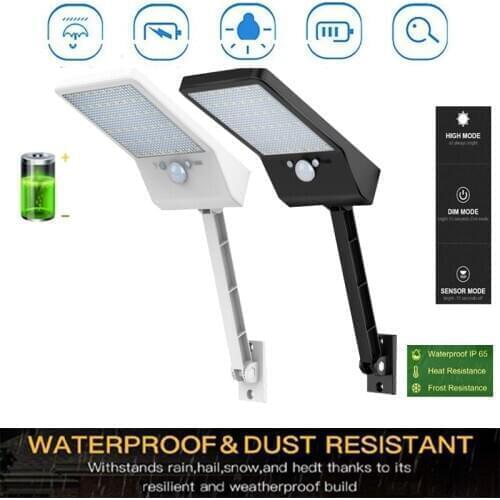 Outdoor Street Waterproof 800lm 48 LED Solar Power wall Light PIR Motion Sensor Garden Security Lamp Lamps