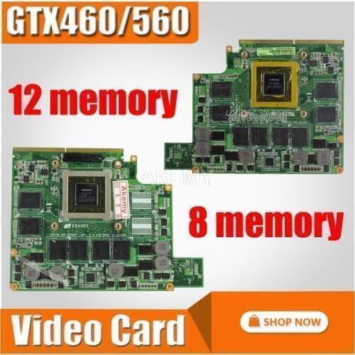 MXMIII VGA Video Card Graphic card GTX 560M GTX560M GTX460M GTX 460M card G73SW VGA board For Asus G73SW G73JW G53SW G53SX G53JW