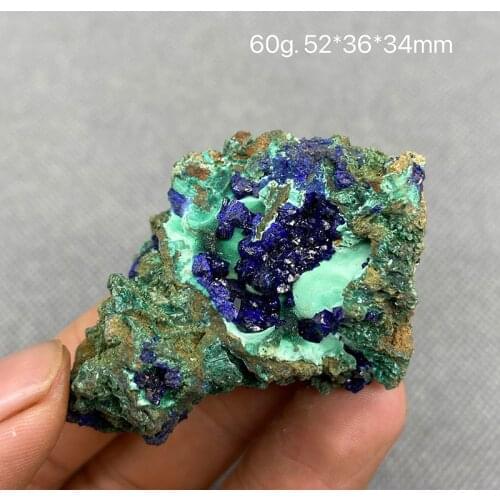 100% Natural beautiful Azurite and Malachite symbiotic mineral specimen crystal Stones and crystals Healing crystal
