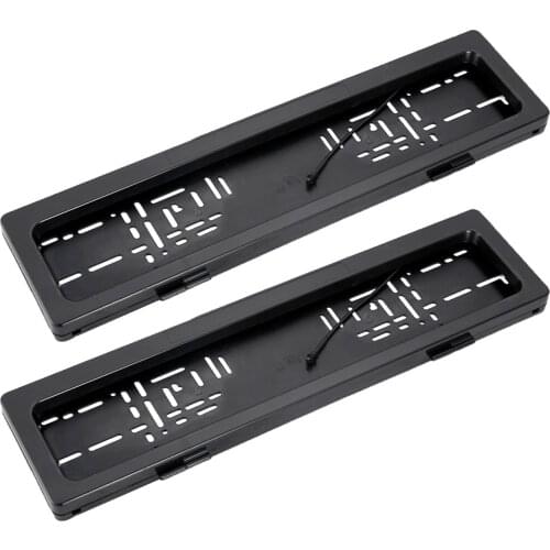 2pcs Car Number Plate Bracket Swap Blinds Control License Plate Frame Vehicles Car Truck Easy to Install Rust Proof