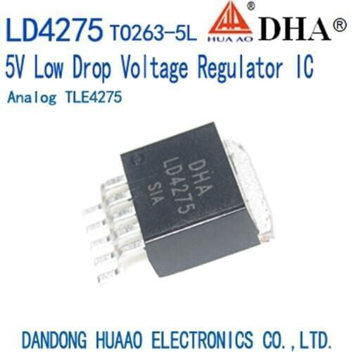 LD4275 TLE4275 Automotive 5V Low Drop Voltage Regulator ASIC TO263-5L