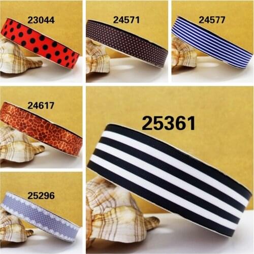 Free shipping 50 yard cartoon printed grosgrain ribbon 25361