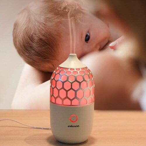 DC24V Household Humidifier Aroma Diffuser Colorful Night Light Mini Electric Essential Oil Diffuser No Radiation Mist Maker