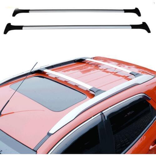 Funduoo For Ford Ecosport 2013 2014-2016 2017 Aluminum Alloy Side Bars Cross Rails Roof Rack Luggage Carrier Rack Car Styling