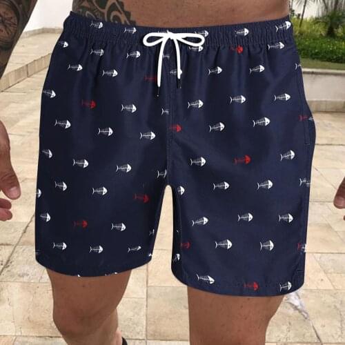 Hawaii Mens Swim Shorts Quick Dry Summer Beach Board Swimwear Fashion Volley Shorts With Mesh Lining Swimming Trunks Shorts