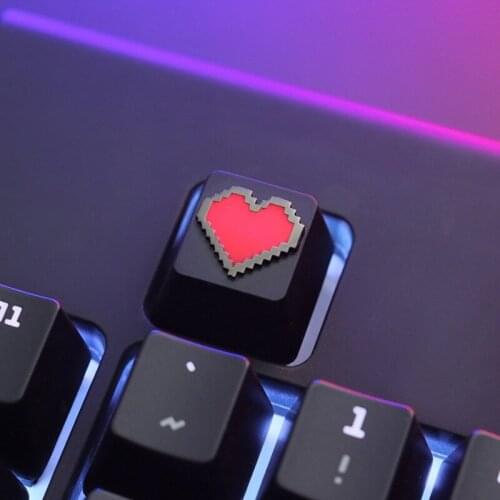 1pc Zinc Aluminium Alloy Key Cap Cat paw keycap For Mechanical Keyboard R4 Height Stereoscopic relief