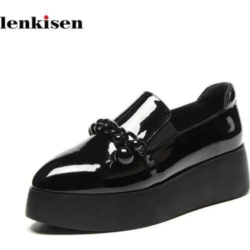 Женская обувь на каблуке Lenkisen China At AliExpress