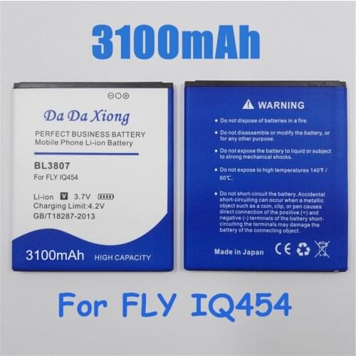 3100mAh BL3807 Li-ion Phone Battery For FLY IQ454 Pbattery