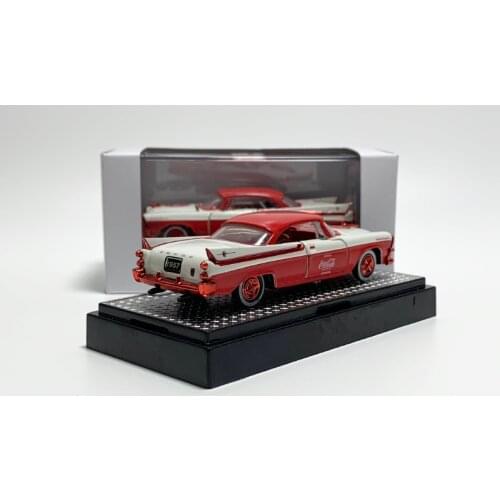 Diecast Alloy Mold Cars 1:64 Scale 1957 Custom Royal Lancer D500 Royal Cavalry M2 Static Display Adult Collection Toys for Boys