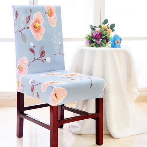 Mylb Stripped Cross Pattern Chair Covers Spandex Dining Room Stretch Seat Cover Chair Protective Case for Restaurant