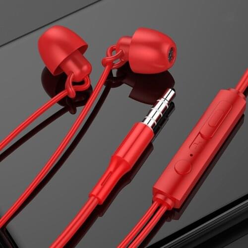 Sleep Hifi Headset Noise-Cancel Sleeping Earbud Soft Silicone Headset TPE Wire No Ear Pressure Earbuds For Xiaomi Hauwei