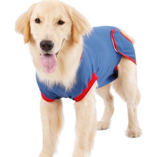 Pet Dog Clothing Recovery Suit After Surgery Wear E Collar & Cone Of Shame Alternative Protect Wounds