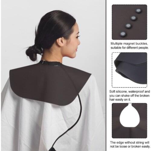 Haircut shawl pad Shoulder pads for hair stylist Haircut bib Shoulder pads for perm and shatterproof hair Silicone bib