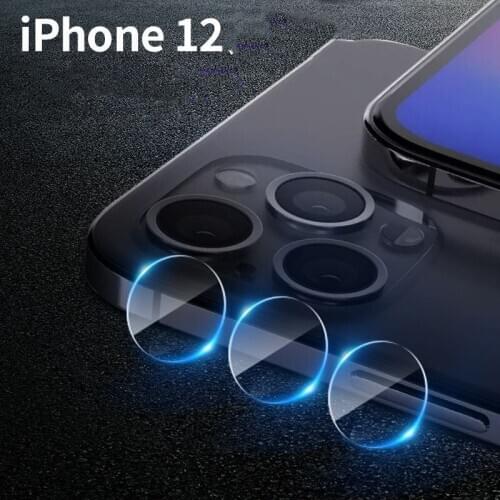 3pcs Clear Back Camera Lens Screen Protector Protective Film For iphone 12 Tempered Glass For iPhone 12 pro max