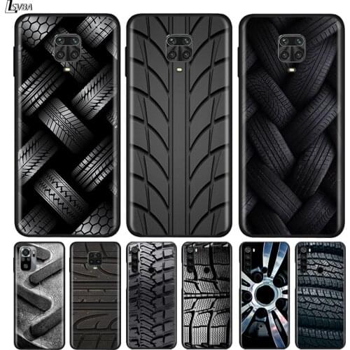 Silicone Cover Tire Tread wheel Fashion For Xiaomi Redmi Note 10 10S 9 9C 9S Pro Max 9T 8T 8 7 6 5 Pro 5A 4X 4 Phone Case