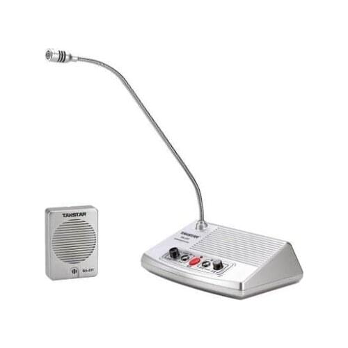 High quality Takstar DA-237 two-way window intercom loudspeakers For Hospital railway station bank counter ect