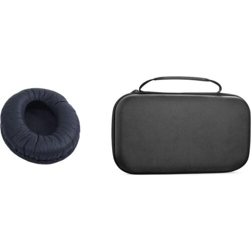 1 Pair Headset Sets Foam Headphones Replacement for Sennheiser with Protective Cover Case for Bose Soundlink