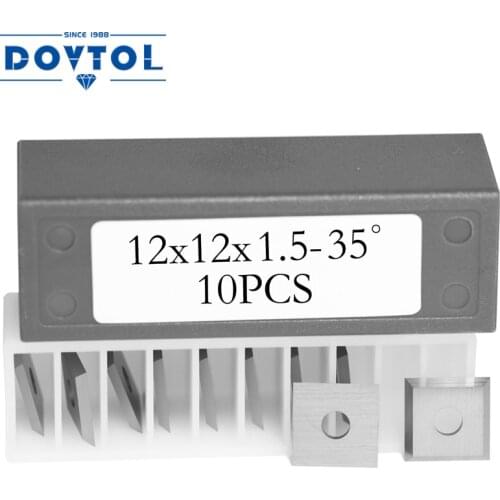 12mm Square Tungsten Carbide Replacement Cutters Inserts 12x12x1.5mm for Woodworking Fits Spiral Helical Planer Cutter Head 10pc