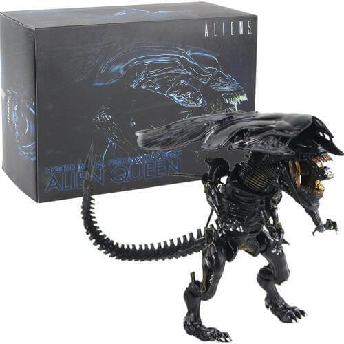 17cm Alien Queen Hybrid Metal Figuration #047 Aliens VS Predator PVC Model Figure Toys