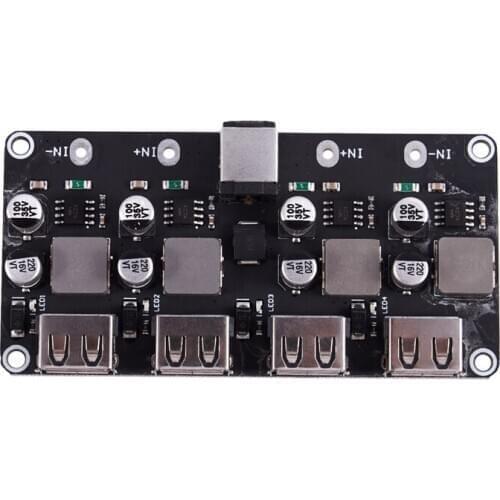 4 Channel Usb Qc3.0 Qc2.0 Dc-Dc Buck Converter Charging Step Down Module 6-32V 9V 12V 24V To Fast Quick Charger Circuit Board 3V