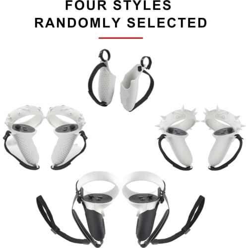 VR Accessories Protective Cover For Oculus Quest 2 VR Touch Controller Case With Knuckle Strap Handle Grip For Oculus Quest 2