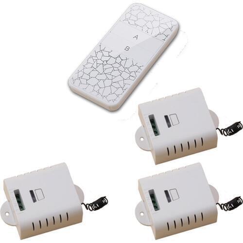 Newest AC 85v-250v wireless remote control switch remote controller 3 receiver & transmitter 315mhz/433.92mhz