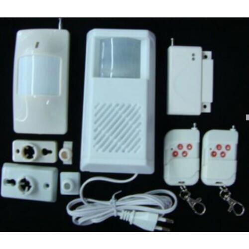 Wireless Remote Control Onsite Alarm System With PIR Detector & Door Contact