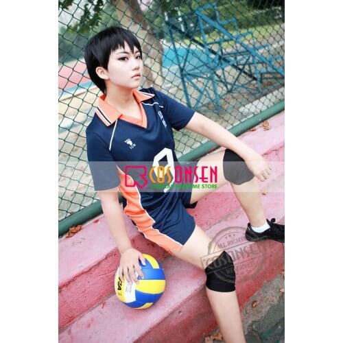 COSPLAYONSEN Haikyuu!! Karasuno High School Tobio Kageyama Volleyball Uniform Cosplay Costume All Size