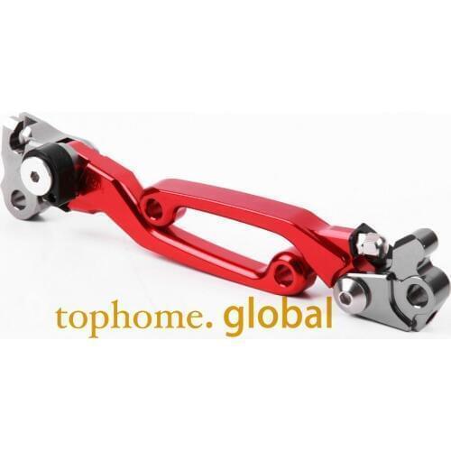 For Honda CRF450X 2005 - 2017 CNC Pivot Brake Clutch Levers Pair Red 2016 2015 2014 2013 2012 2011 2010 2009 2008 2007 2006